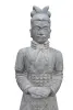 Product image 4 of the product “Chinese warrior, standing, 150 cm height, cast stone, handcrafted & coloured 150 cm”